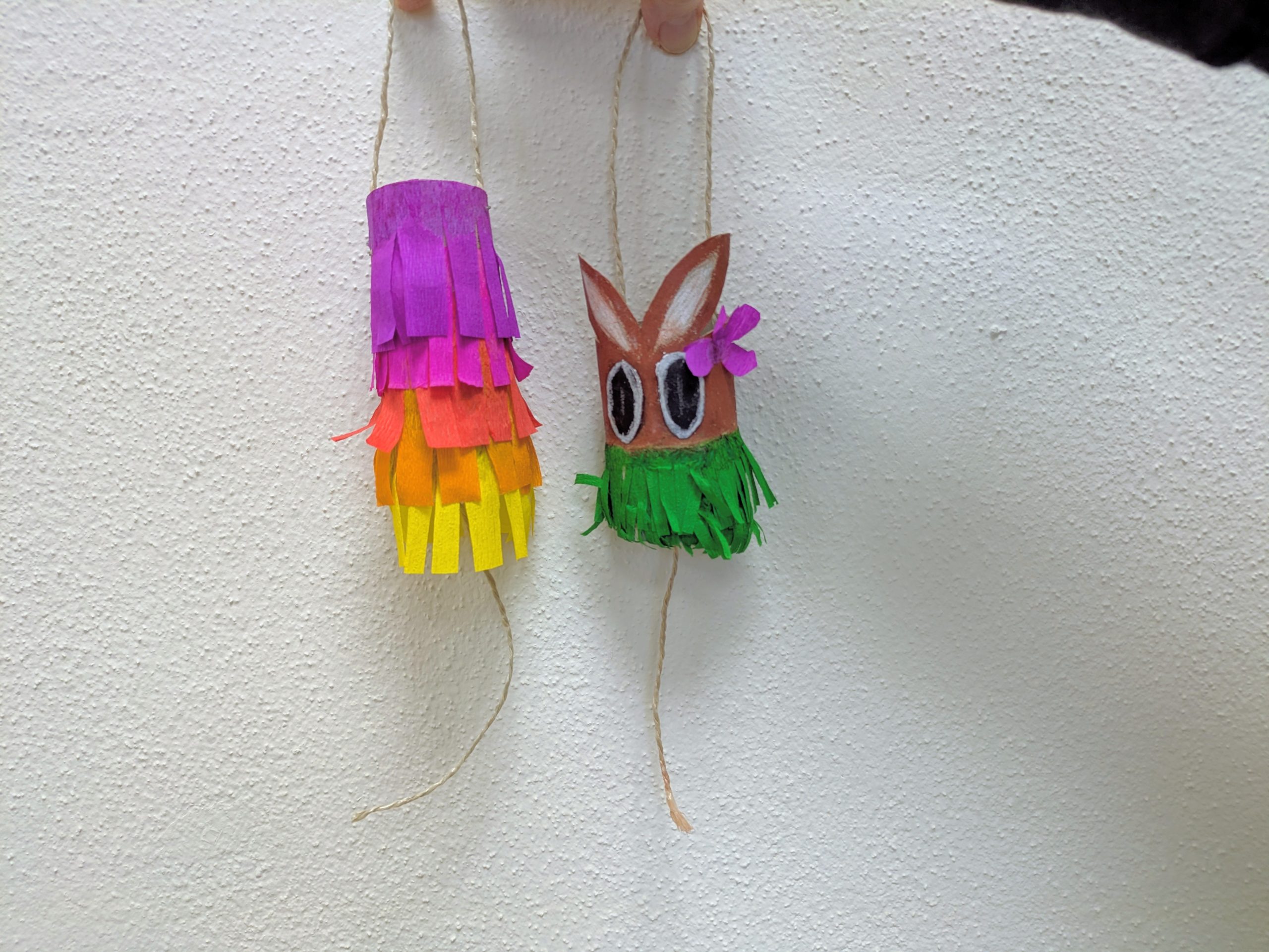 Kunterbunte Fasching-Piñatas